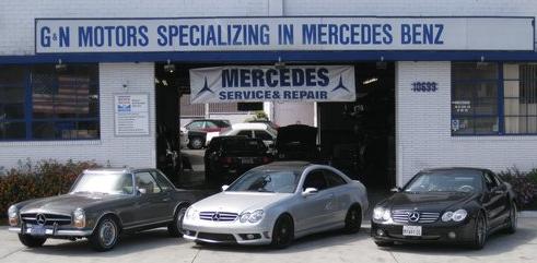 Mercedes Benz repair shop